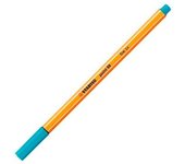 Rotulador punta fina STABILO point 88 - Caja con 10 unidades color azul claro