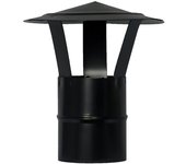 WOLFPACK LINEA PROFESIONAL - Sombrero Vitrifiado Para Estufa Pellet, Leña, Chimenea, Extracción De Humos, Para Tubo Ø 80 mm.