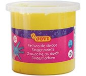 Jovi pintura dedos estuche 5 botes de 125ml amarillo