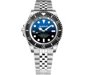 Bobroff Tabarca - Reloj de Hombre automático Diver Profesional de Buceo, 1000 m, Azul, 44MM, válvula de Helio BF0003iJ