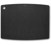 Tabla de cortar Victorinox Gourmet Series negra, 49.5 x 38.1 cm, resistente, XL, con surco para líquidos y apta para lavavajillas.