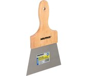 Espatula techos mango madera hoja acero 90 x 140 mm. espatula yeso, espatula pintor, espatula masillas, espatula pladur, etc.