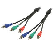 Cable RCA 3 Machos A 3 RCA Macho De 5 Metros