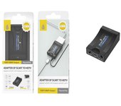 Adaptador video euroconector scart hembra a hdmi hembra / nb1413 / negro / one+
