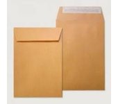 Caja 250 bolsas din c5 (162x229) kraft 80 grs. autosam autoadhesivo con tira de silicona sam 141507