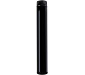 WOLFPACK LINEA PROFESIONAL - Tubo de Estufa Acero Vitrificado Negro Ø 150 mm. Ideal Estufas de Leña, Chimenea, Alta resistencia, Color Negro