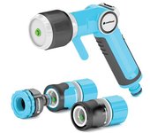 CELLFAST 53-535 Pistola pulverizadora de agua para jardín Negro, Azul claro