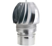 WOLFPACK LINEA PROFESIONAL - Sombrero Extractor Galvanizado para Estufa, Chimenea, Extracción de Humos, Para tubo Ø 150 mm.