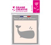 Graine Créative Mini Stencil Ballena