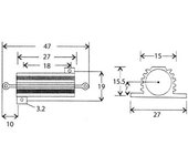 RESISTOR 25W 3K9