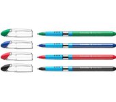 Schneider Schreibgeräte Slider Basic Negro, Azul, Verde, Rojo Bolígrafo Extra-grueso 4 pieza(s)