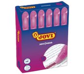Jovi marcador fluorescente jovi!neon de gel en stick 140mm rosa -12u-
