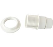 Portalamparas 4 A. E-14 Con Rosca + Arandela Blanco