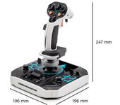 Thrustmaster Sol-R 1 Negro, Blanco USB Palanca de vuelo Analógico/Digital PC