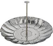 Cesta vaporera acero inoxidable, plegable ø 13,5 / 23 cm. cocina al vapor.