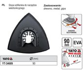 Yato YT-34689 accesorio para herramienta multifunción Cabezal lijadora
