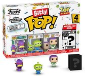 Funko Bitty Pop! Toy Story - Zurg 4PK - Zurg, Alien, Buzz Lightyear Y una Minifigura Misteriosa Sorpresa - 0.9 Inch (2.2 Cm) - Juguetes Coleccionable- Repisa Apilable Incluida - Idea de Regalo