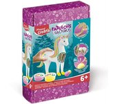 MAPED - Set de Manualidades para Niños - Fabulous Factory Unicornio - A Partir de 6 Años - Ideal para Construir y Moldear - Incluye 1 Esqueleto de Madera, 6 Botes de Pasta Ligera, 3 Ojos y 1 Caja