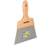 Espatula techos mango madera hoja acero 90 x 160 mm. espatula yeso, espatula pintor, espatula masillas, espatula pladur, etc.
