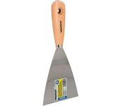 WOLFPACK LINEA PROFESIONAL Espatula Mango Madera Hoja Acero 100 mm. Espatula Yeso, Espatula Pintor, Espatula Masillas, Espatula Pladur, etc.