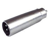 Adaptador XLR Macho 3Pin A RCA Macho