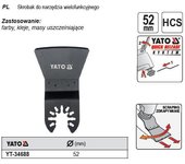 Yato YT-34688 accesorio para herramienta multifunción Raspador