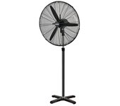 MAURER Ventilador Pie Ø 70 x195 cm. Negro 190 W. Oscilación Automatica, Altura Regulable, Cabezal Inclinable, Base Estable 60x60 cm.