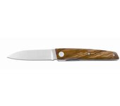 Navaja Salamandra 230012, hoja de 7,2 de acero inoxidable D-2, cachas de madera de olivo, dispone de seguro + pañuelo desenfunda