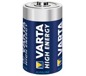 Varta D LR20 - Pilas (Alcalino, Cilíndrico, 1,5V, 6,15 cm, 3,42 cm) Azul, Metálico
