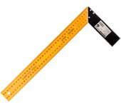WOLFPACK LINEA PROFESIONAL Escuadra Metalica 400 mm. Escuadra Carpintero, Escuadra Construcción,