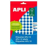 APLI 02731 etiqueta autoadhesiva Alrededor Permanente Azul 1008 pieza(s)