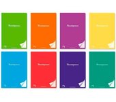 Pacsa Libreta 5 mm Cuadrícula impresa Multicolor A4 48 Hojas (6 Piezas)