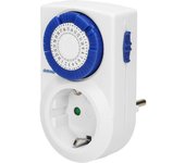 Enchufe schuko con 1 toma y con temporizador mecanico24h orpre427 (gs)