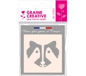 Graine Créative Mini Stencil Raton