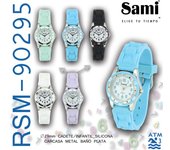 Reloj sami cadete goma colores wr30m