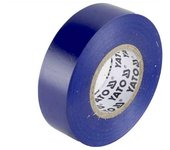 YATO YT-81591 - cinta de aislamiento eléctrico de PVC 0.13mm 15mmX10m azul