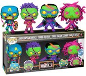 Funko ¿Qué pasa si...? - Paquete de 4 vinilos de Blacklight US Exclusive Pop!, FUN69116