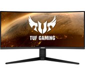 Asus tuf gaming monitor curvo 34" led ultrawide qhd 165hz freesync premium - respuesta 1ms - altavoces incorporados - angulo de vision 178º - 21:9 - hdmi, displayport - vesa 100x100mm