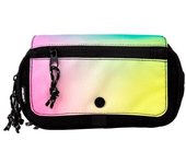 MILAN® Estuche portatodo 4 cremalleras con solapa Sunset, negro