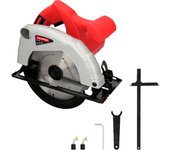 WOLFPACK LINEA PROFESIONAL Sierra Circular 1300 Watt. Disco 185 mm. 4.800 RPM Corte a Inglete Con Regulador de Profundidad. Ingletadora, Sierra Madera.