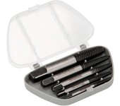 WOLFPACK LINEA PROFESIONAL Juego Extractores Conicos Para Tornillos (5 Piezas). Medidas 3 A 18 mm. Extractor Tornillos, Saca Tornillos.