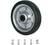 Wolfpack 11110064 rueda para mobiliario 20 cm