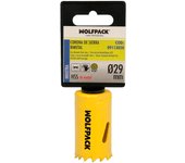 WOLFPACK LINEA PROFESIONAL - Corona Sierra Bimetal Ø 29 mm. Templado Termico, Base Reforzada. Corona Madera, Broca Agujeros Madera, Acero, Hierro, Plasticos