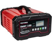 WELDMAN, modelo SMART 100, Cargador de baterías automático 6V/12V, ideal para coches, motos y baterías pequeñas, control inteligente, protección electrónica, carga segura