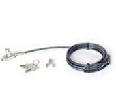 DELL 1DJXC - Cable antirrobo (Negro, Portátil, Llave, 2 llaves, Barrel lock, peripheral cable security trap)