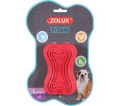 Juguete Titan Rubber Rojo Zolux Para Perro L 1 Unidad.
