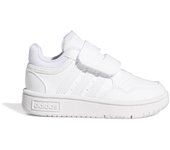 Zapatillas adidas hoops 3.0 bebé blanco