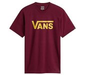 Camiseta vans classic hombre vino/oro