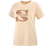 Camiseta fitness salomon big logo nude