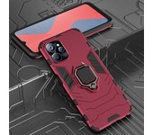 KEYSION Shockproof Armor Case for Realme 9i 5G V20 Soft Silicone + PC Ring Stand Phone Back Cover for OPPO Realme 10T 5G